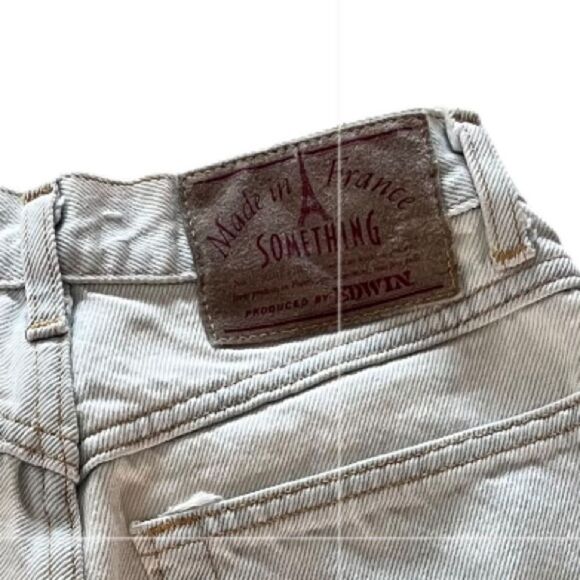 Vintage Edwin Something Made in France Hi Waisted Jeans - Picture 7 of 11